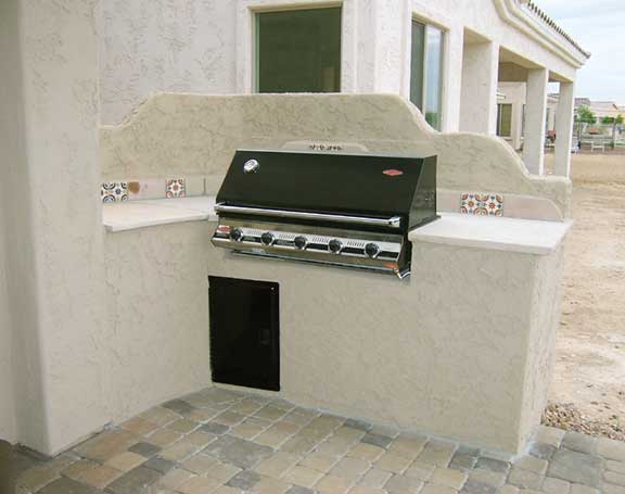 Built-in BBQ